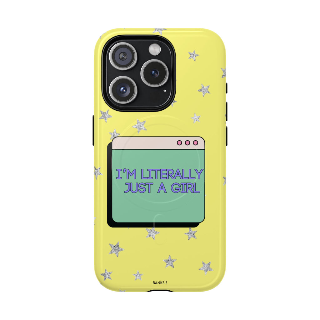 Littéralement juste une fille – Coque de téléphone Magsafe Chaos