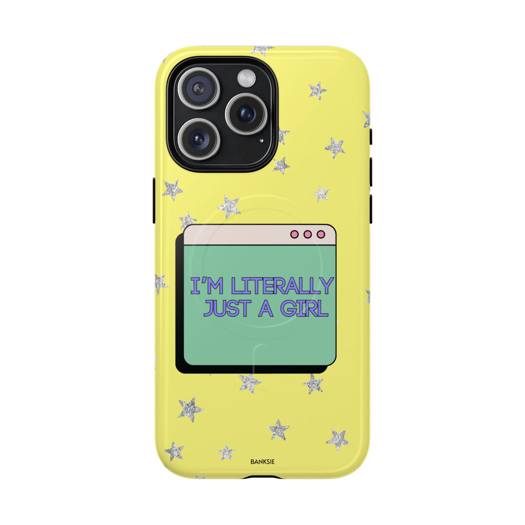Littéralement juste une fille – Coque de téléphone Magsafe Chaos