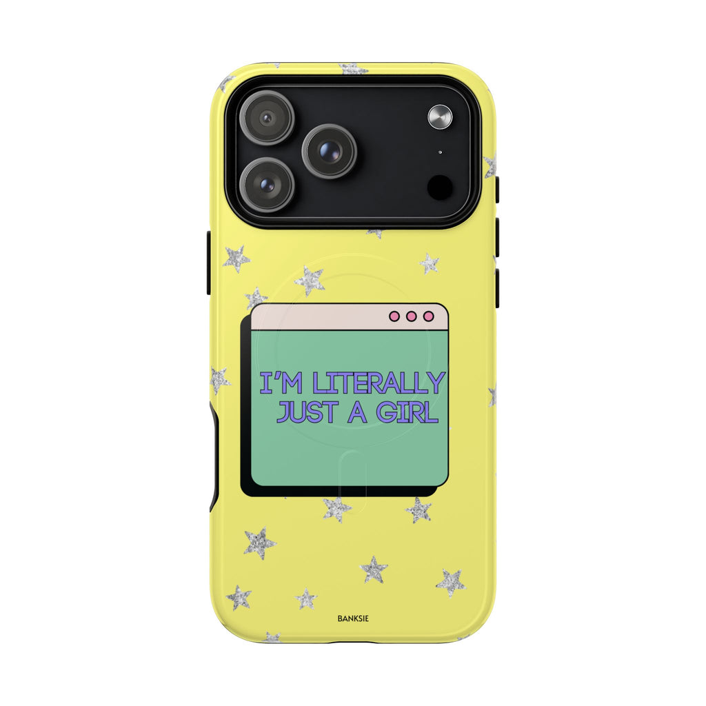 Littéralement juste une fille – Coque de téléphone Magsafe Chaos