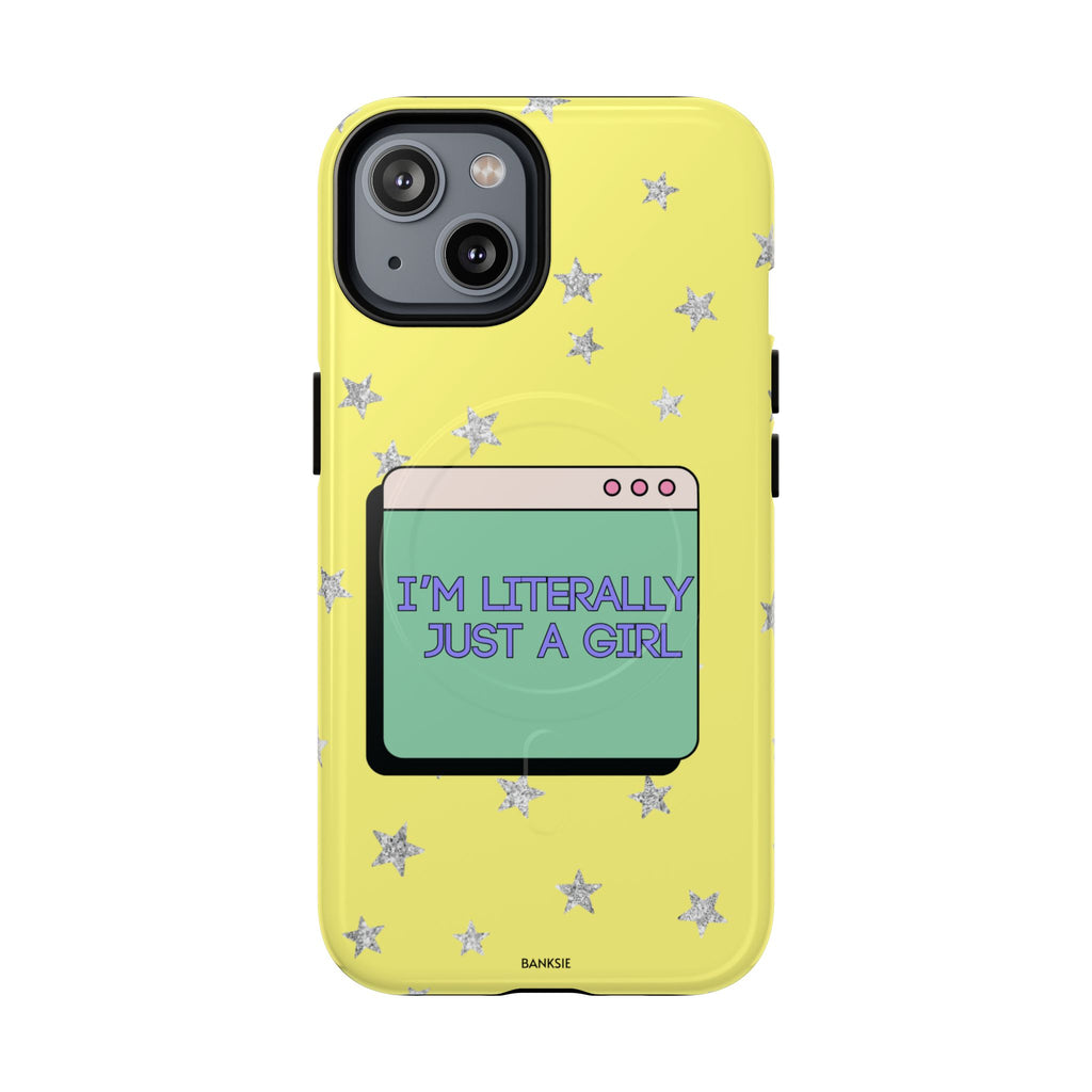 Littéralement juste une fille – Coque de téléphone Magsafe Chaos