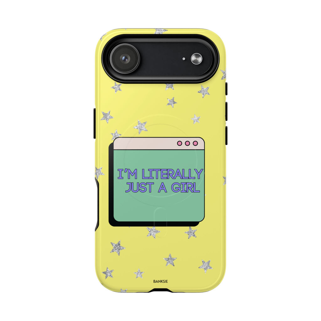 Littéralement juste une fille – Coque de téléphone Magsafe Chaos