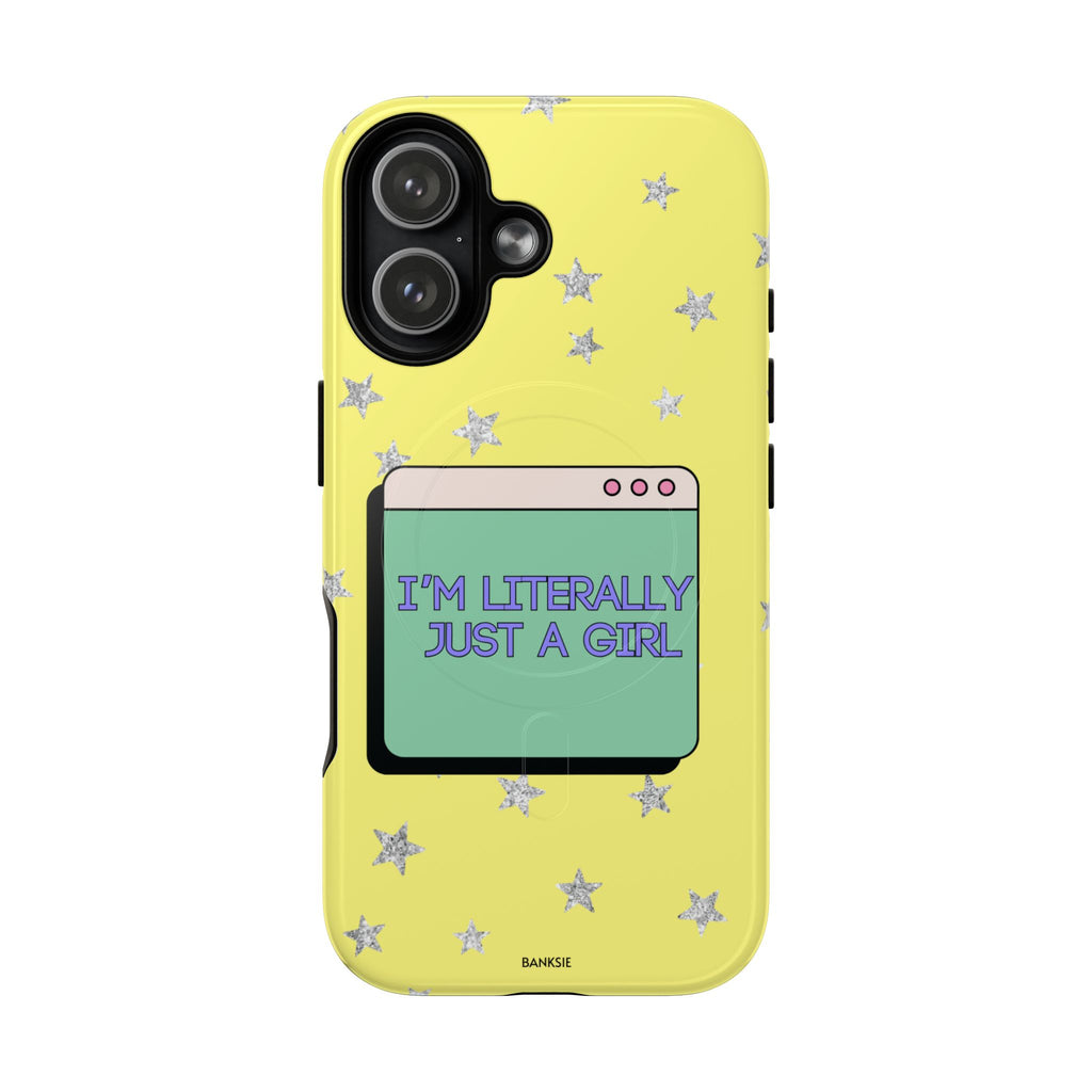 Littéralement juste une fille – Coque de téléphone Magsafe Chaos