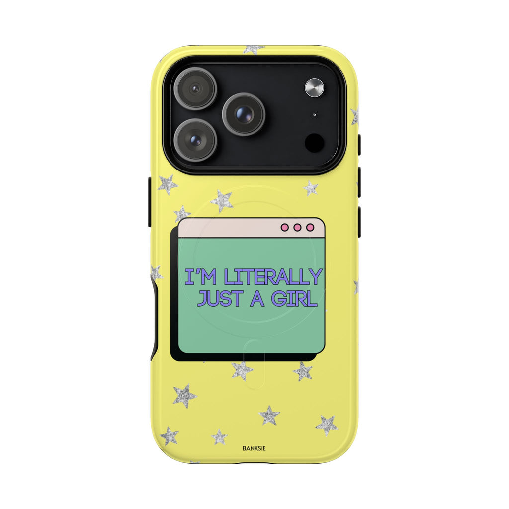 Littéralement juste une fille – Coque de téléphone Magsafe Chaos