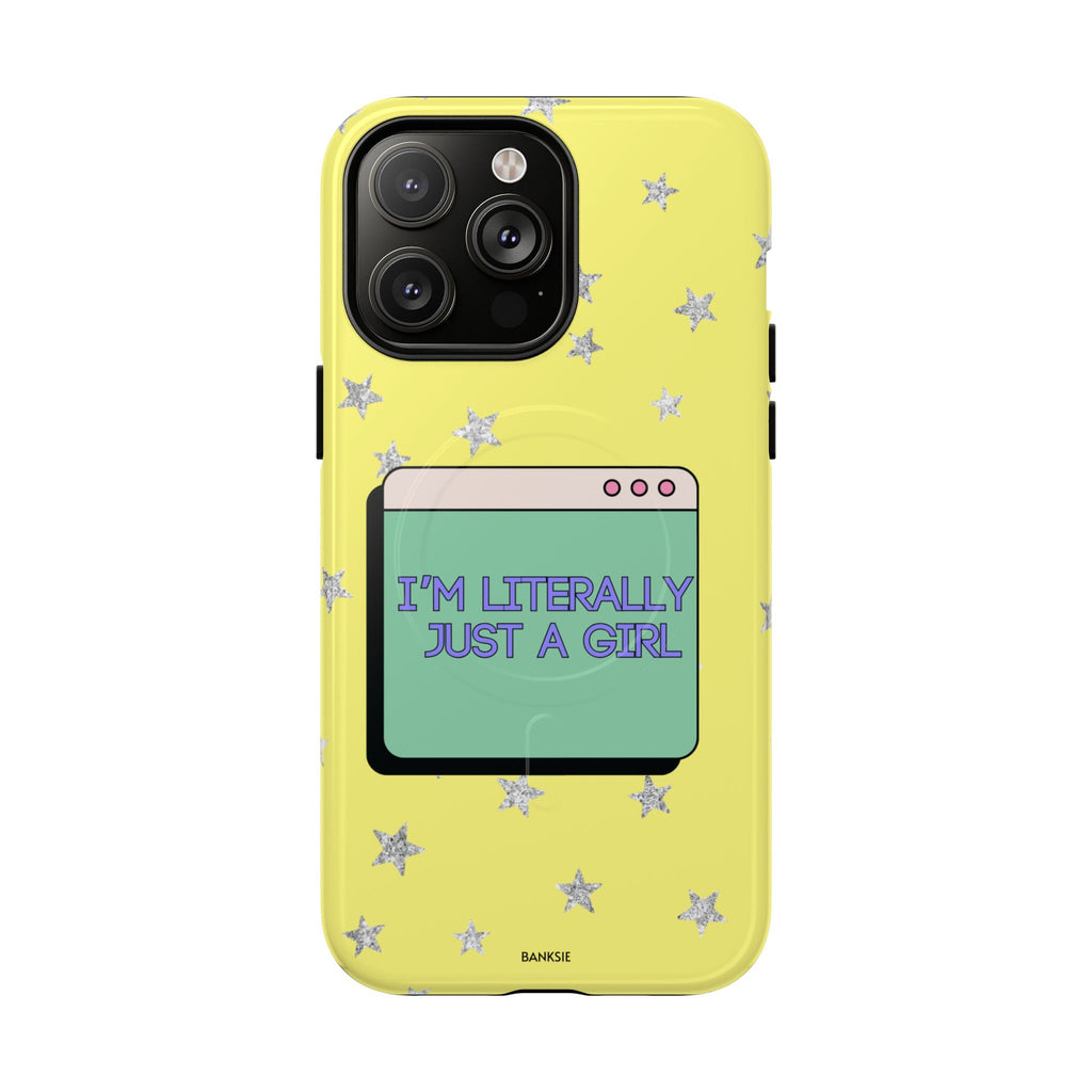Littéralement juste une fille – Coque de téléphone Magsafe Chaos