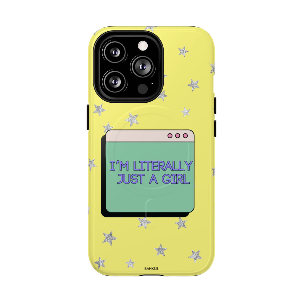 Littéralement juste une fille – Coque de téléphone Magsafe Chaos