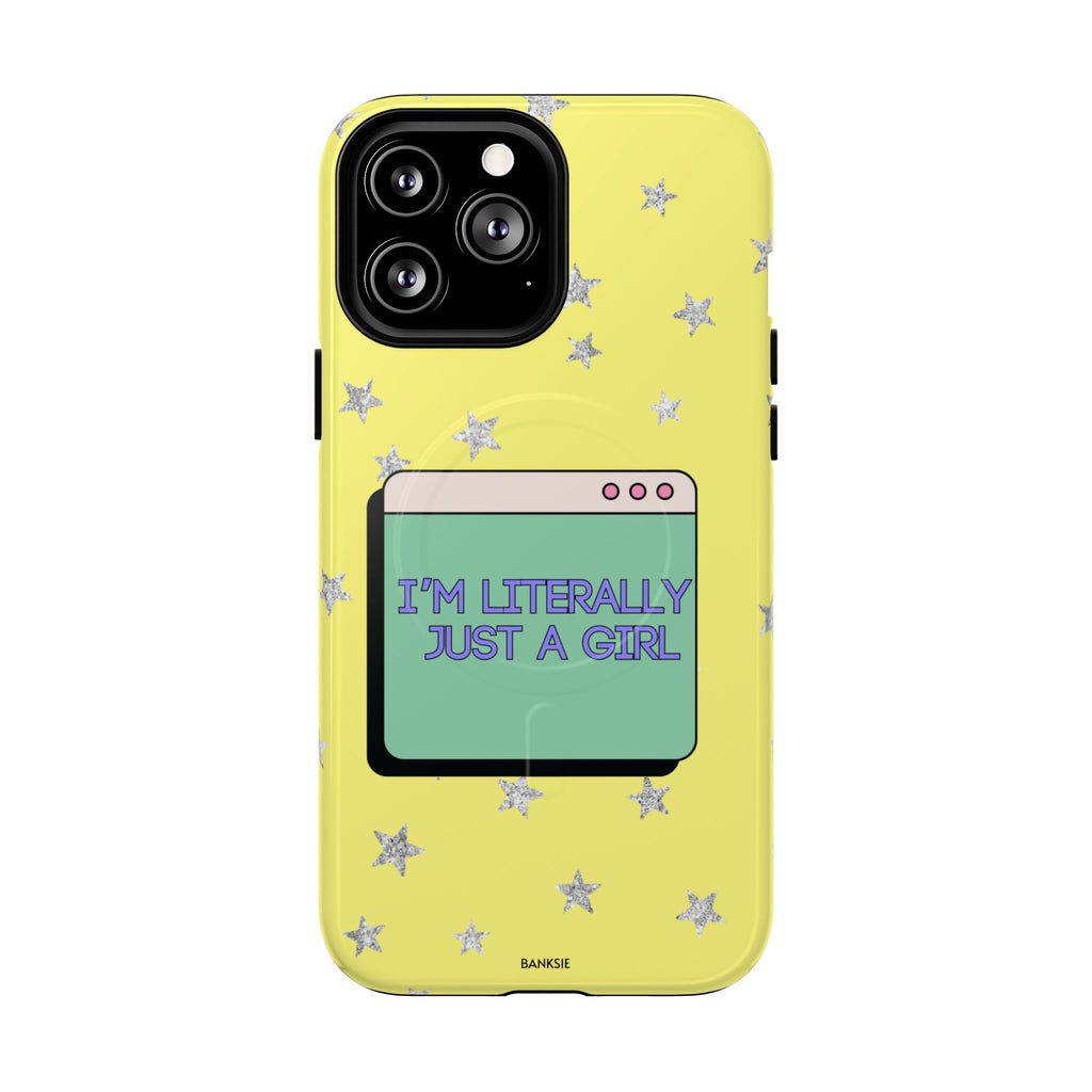 Littéralement juste une fille – Coque de téléphone Magsafe Chaos